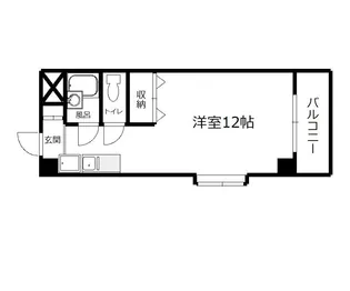 グランステージ竹内【7階】の間取り