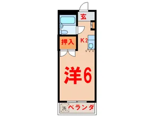 メゾンリバーサイド【3階】の間取り