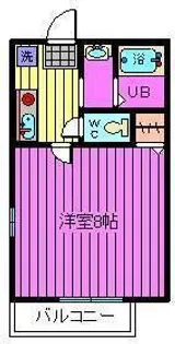 ハイツコマノ第6【2階】の間取り