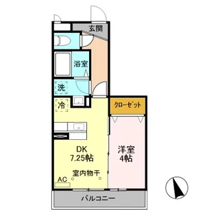 D-ROOM ネオウイング305【3階】の間取り