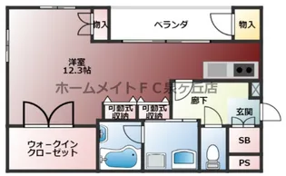 プレベール【1階】の間取り