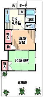 東京都府中市北山町3【アパート】の間取り