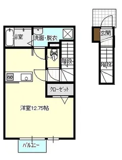 プラウド【2階】の間取り