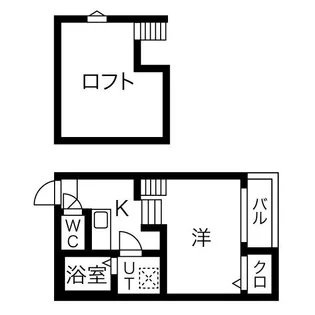 愛知県名古屋市千種区千種3【アパート】の間取り