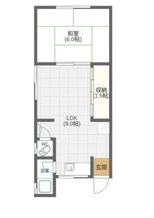兵庫県神戸市長田区大谷町3【アパート】の間取り