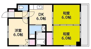コーポつくだ【3階】の間取り