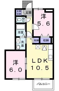 プラーノ杜【1階】の間取り