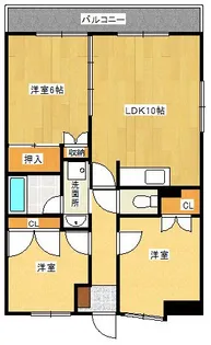 福岡県久留米市上津1【マンション】の間取り