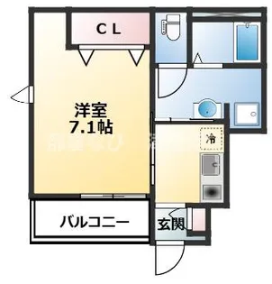 クラシオ北習志野【1階】の間取り