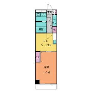 カーサプラシード【4階】の間取り