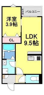 LE COCON 半田V【3階】の間取り