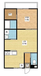 長崎県長崎市平間町【アパート】の間取り