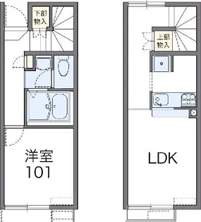 レオネクストシャングリラII【1階】の間取り