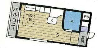 ラ・パルフェ・ド・コロン【4階】の間取り