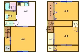 JメゾンM棟の間取り