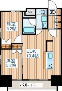 宮城県仙台市青葉区国分町3【マンション】の間取り