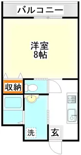 HWT横田【8階】の間取り