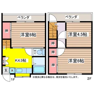 アイビス大野原D棟の間取り