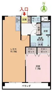 フリージア高木【2階】の間取り