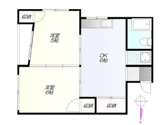 コンフォート竜泉クボタ【4階】の間取り
