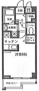 ビバグランデ光林【4階】の間取り