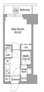 コンフォリア・リヴ横浜平沼【10階】の間取り