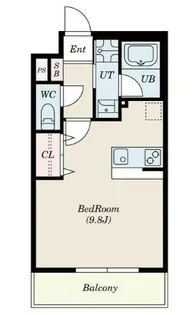 オハアスール【4階】の間取り