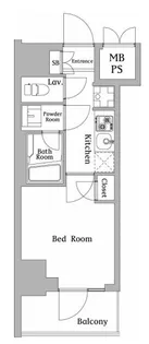 神奈川県川崎市川崎区南町【マンション】の間取り
