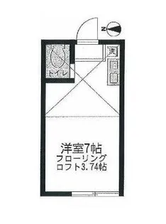 ユナイト川崎大師エル・パティオ【1階】の間取り