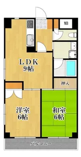 神奈川県横浜市鶴見区寺谷1【マンション】の間取り