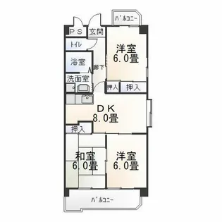 愛知県碧南市善明町3【マンション】の間取り