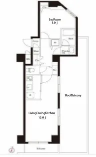 VIDA世田谷桜丘【5階】の間取り