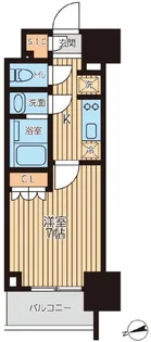 東京都大田区西蒲田7【マンション】の間取り