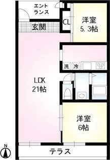 HAYASHI Act.1【2階】の間取り
