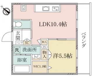 (シニア限定)ヘーベルヴィレッジ浦和南~ノーブルレジデンス~【3階】の間取り