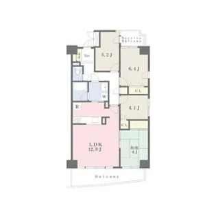 ザ・シーン城北ウエストスター【3階】の間取り