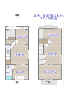 香川県高松市浜ノ町【一戸建】の間取り