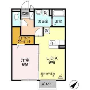 バーディー コート A棟【2階】の間取り
