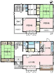 埼玉県狭山市柏原【一戸建】の間取り