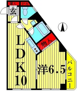 リバーシティ【3階】の間取り