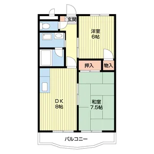 リステル松木【2階】の間取り