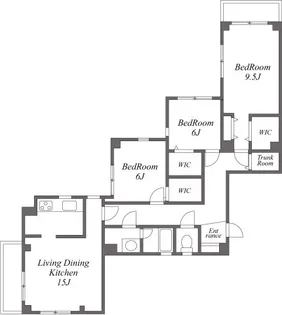 KT千石ハイツ【3階】の間取り