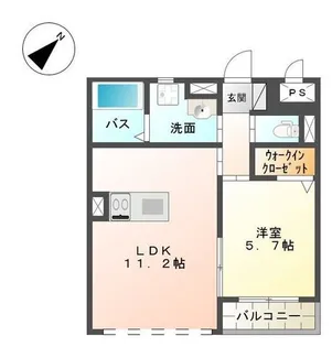 コモド レジデンス【3階】の間取り