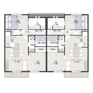 グランボナール B棟【2階】の間取り