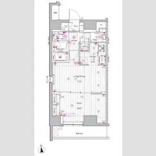 PREMIUM CUBE 上野【9階】の間取り