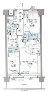 東京都国分寺市日吉町1【マンション】の間取り
