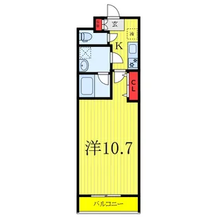 クレール志村【2階】の間取り
