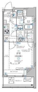 ディアレイシャス鶯谷【6階】の間取り