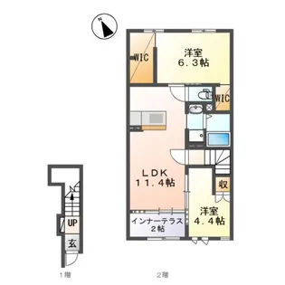 モルガンA【2階】の間取り