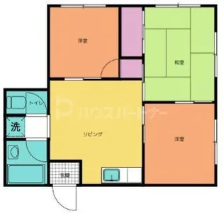 野村コーポA棟 A【1階】の間取り